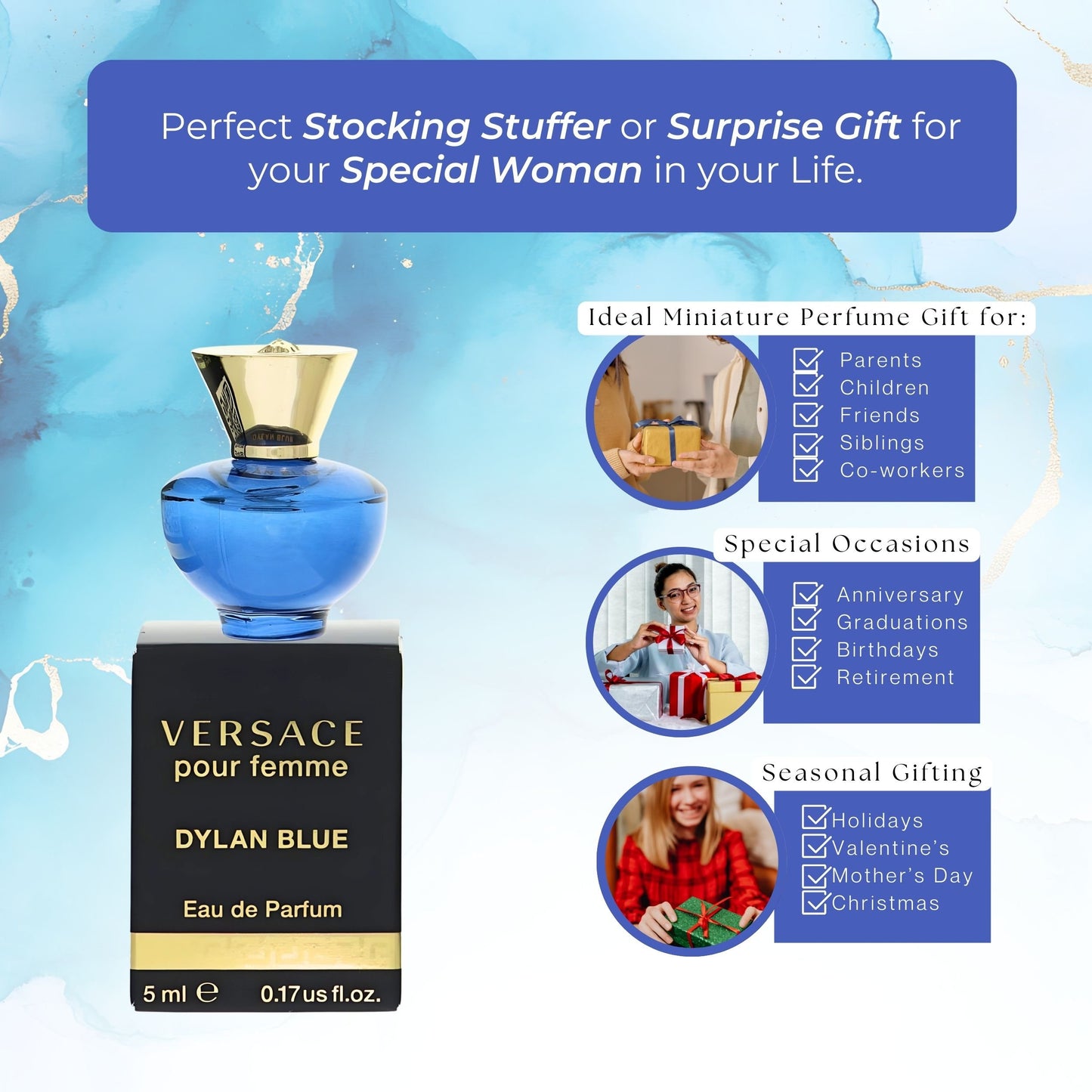 Versace Dylan Blue Women EDP Splash (Mini) 5 ml