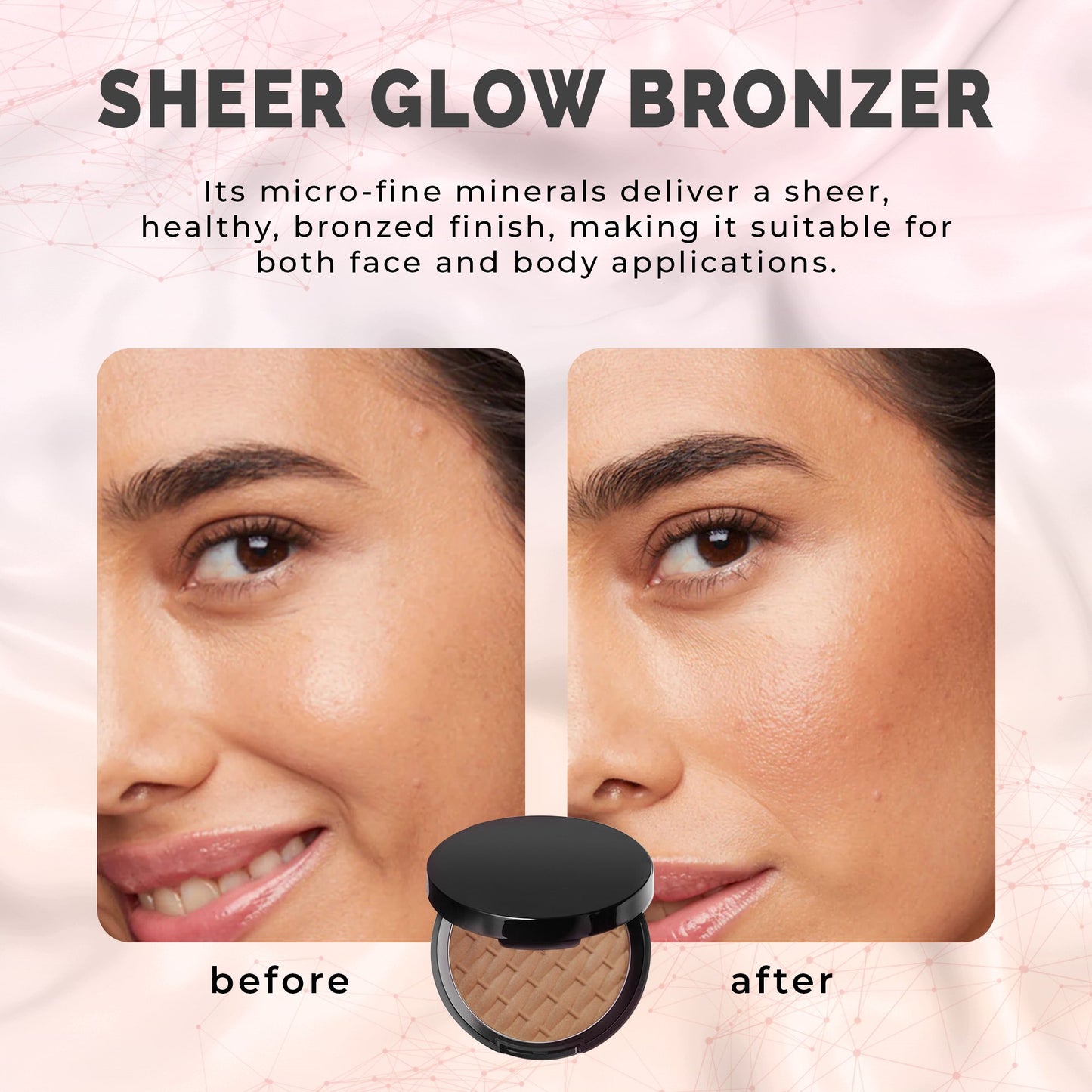 Mineral Sheer Bronzer – Rio D'Janeiro | Pressed Bronzing Powder, Natural Glow