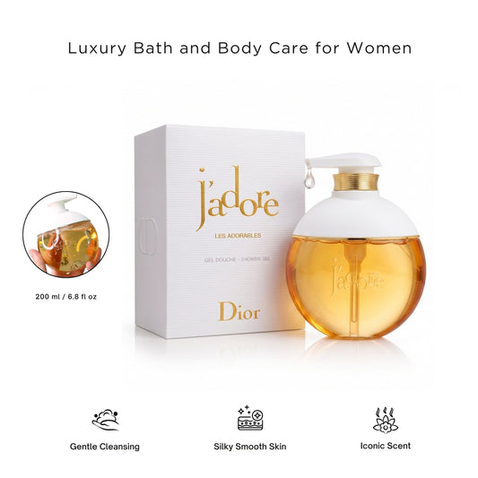 Dior J'adore Creamy Shower Gel Luxury Perfumed Body Wash – 200ml/6.8oz