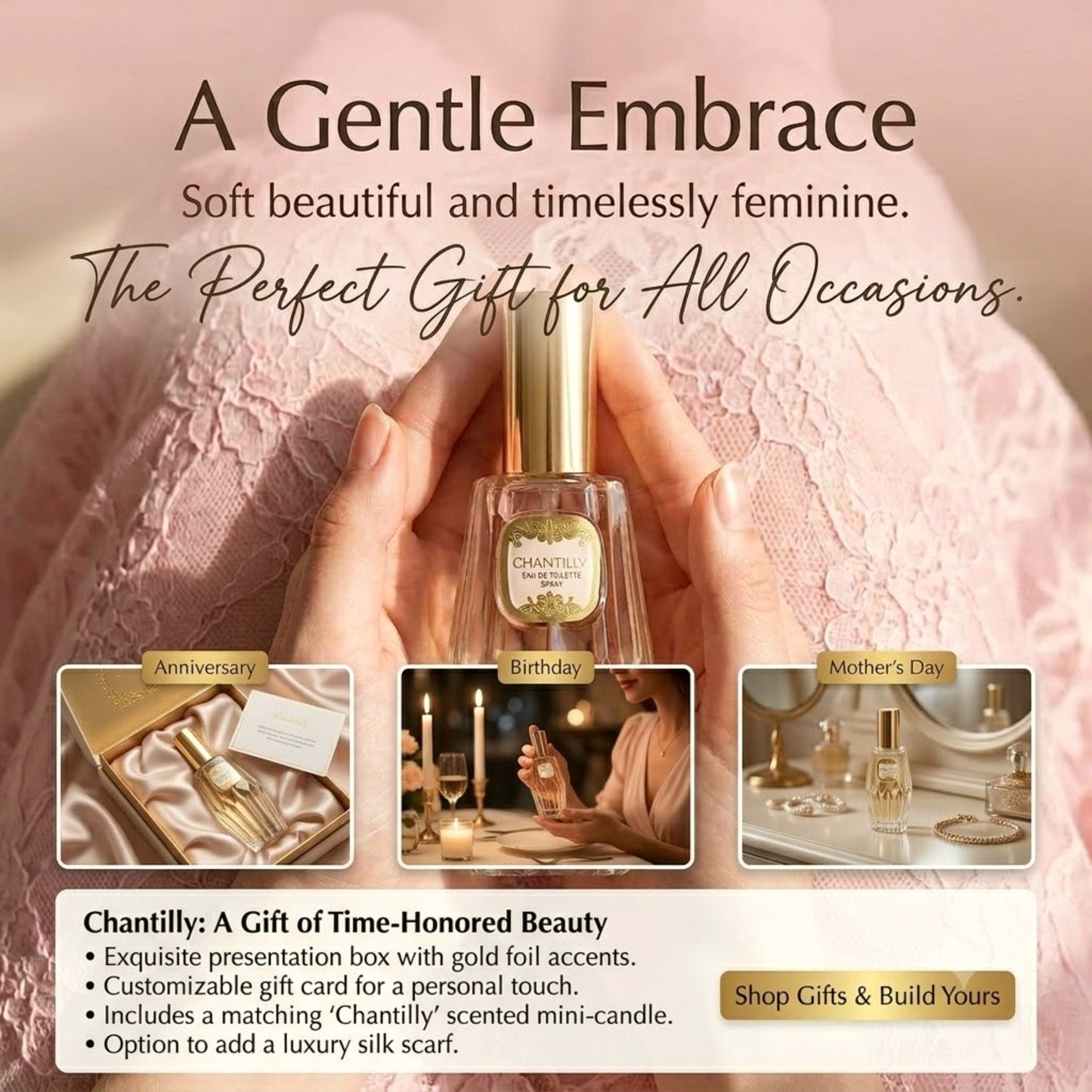Chantilly Eau De Toilette Spray for Women 2 Fl Oz
