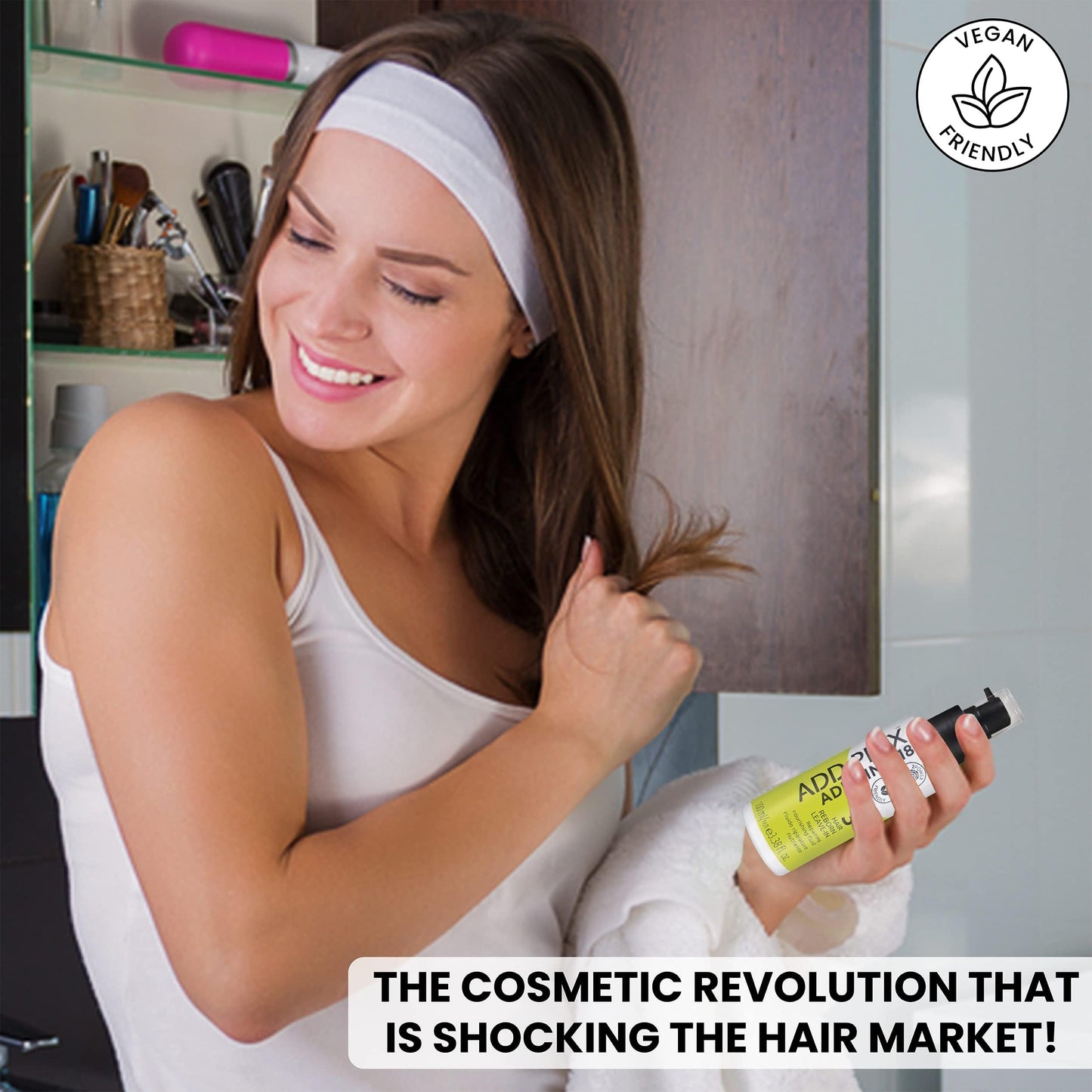 ADDMINO-18 Leave In Conditioner - Reborn Hair Conditioner with 18 Amino Acids - Deep Conditioner - 100 ml/3.38 fl. oz.