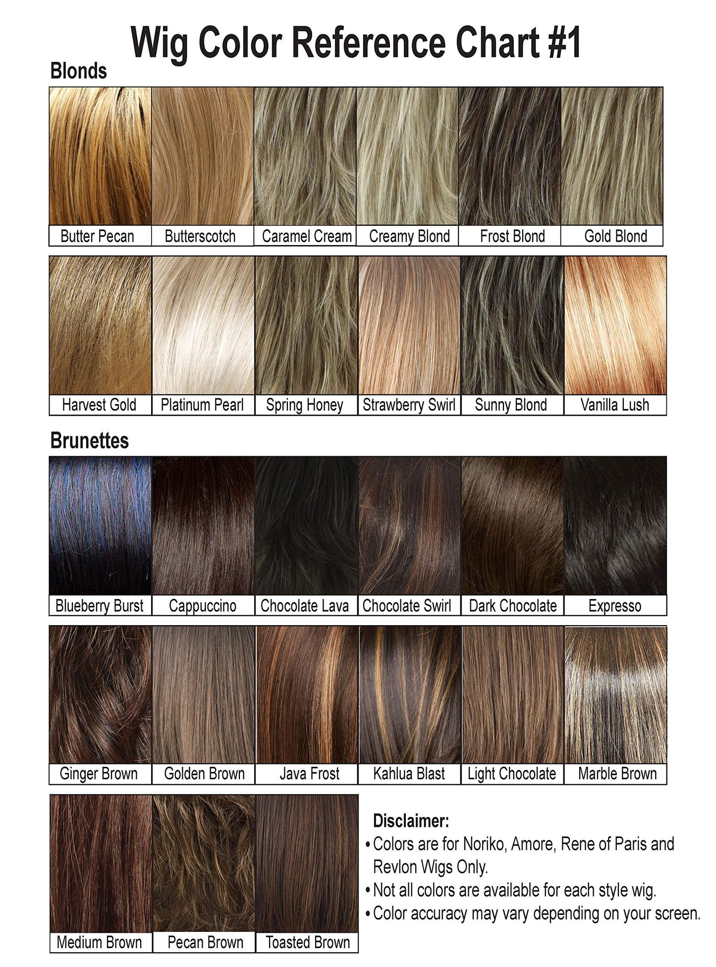 Amore BRITTANY Monofilament Wig by Rene of Paris and Wig Lift Comb - Cappuccino - Bundle 2 Items