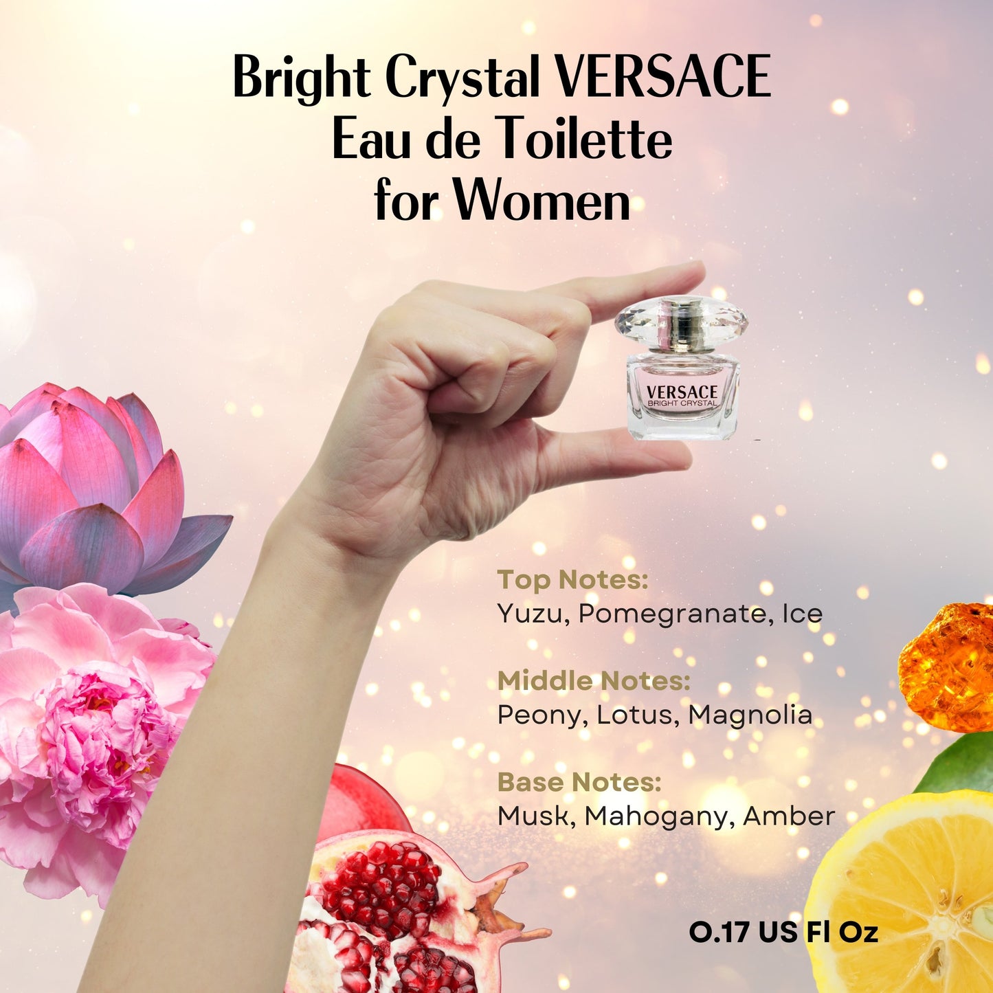 Versace Bright Crystal Absolu EDP 5ml and Bright Crystal EDT 5ml 2pk Kit