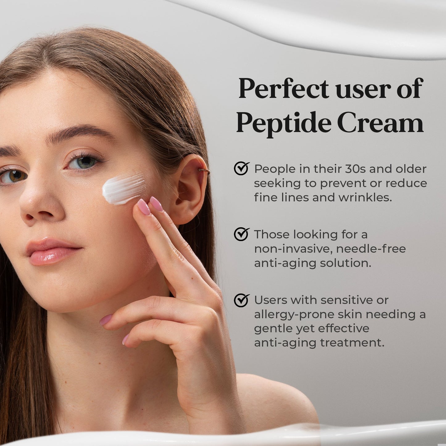 Anti-Aging Peptide Wrinkle Relaxing Creme-Helps Prevent Collagen Moisturize 2 oz