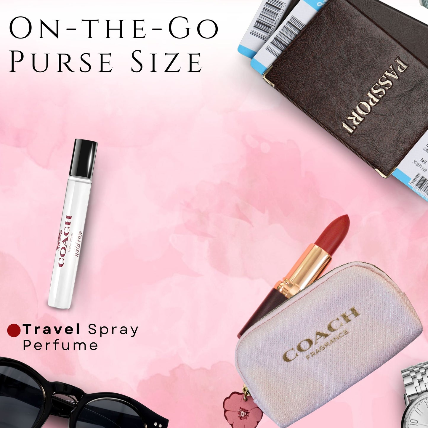 Coach Wild Rose Perfume for Women Mini EDP Spray 7.5ml