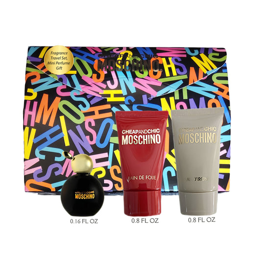 MOSCHINO Cheap & Chic Perfume for Women Mini Gift Set EDT Splash 0.16 Fl oz