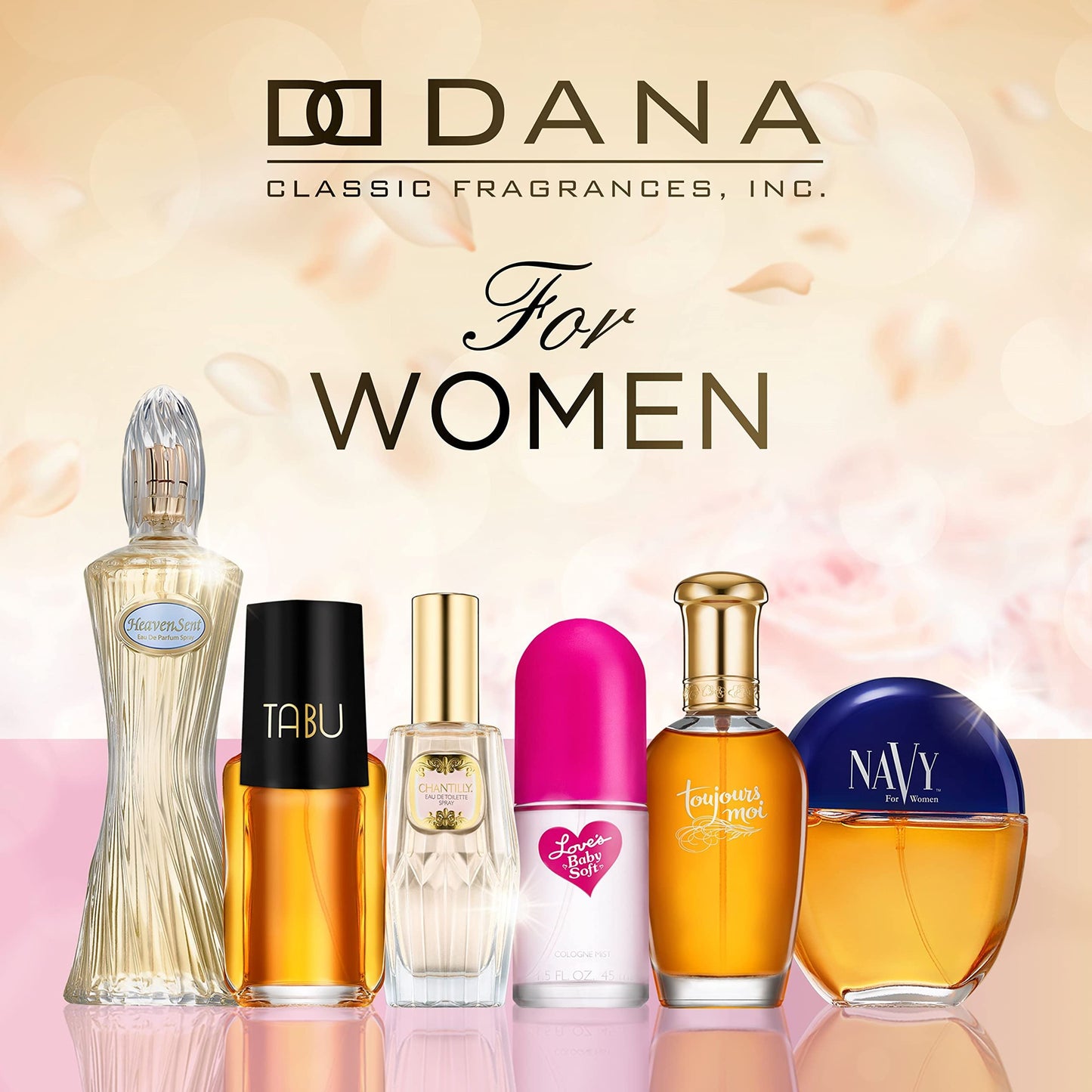 CHANTILLY 3 PCS SET FOR WOMEN: 2 OZ EAU DE TOILETTE SPRAY + 4 OZ BODY LOTION + 4 OZ BODY WASH