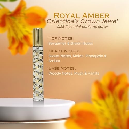 Orientica Perfume Luxury Collection Mini Perfume Gift Set for Men and Women Travel Pen Spray EDP 0.33 Fl oz
