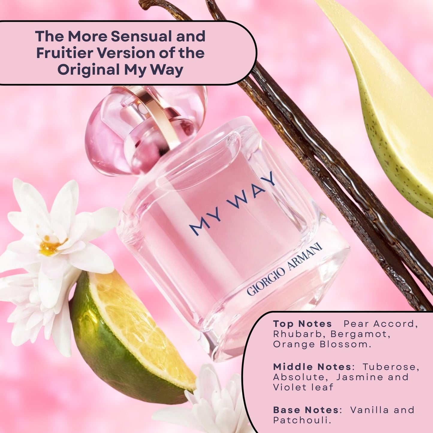 Giorgio Armani My Way Nectar Eau de Parfum Mini Splash for Women – 7ml Travel Size