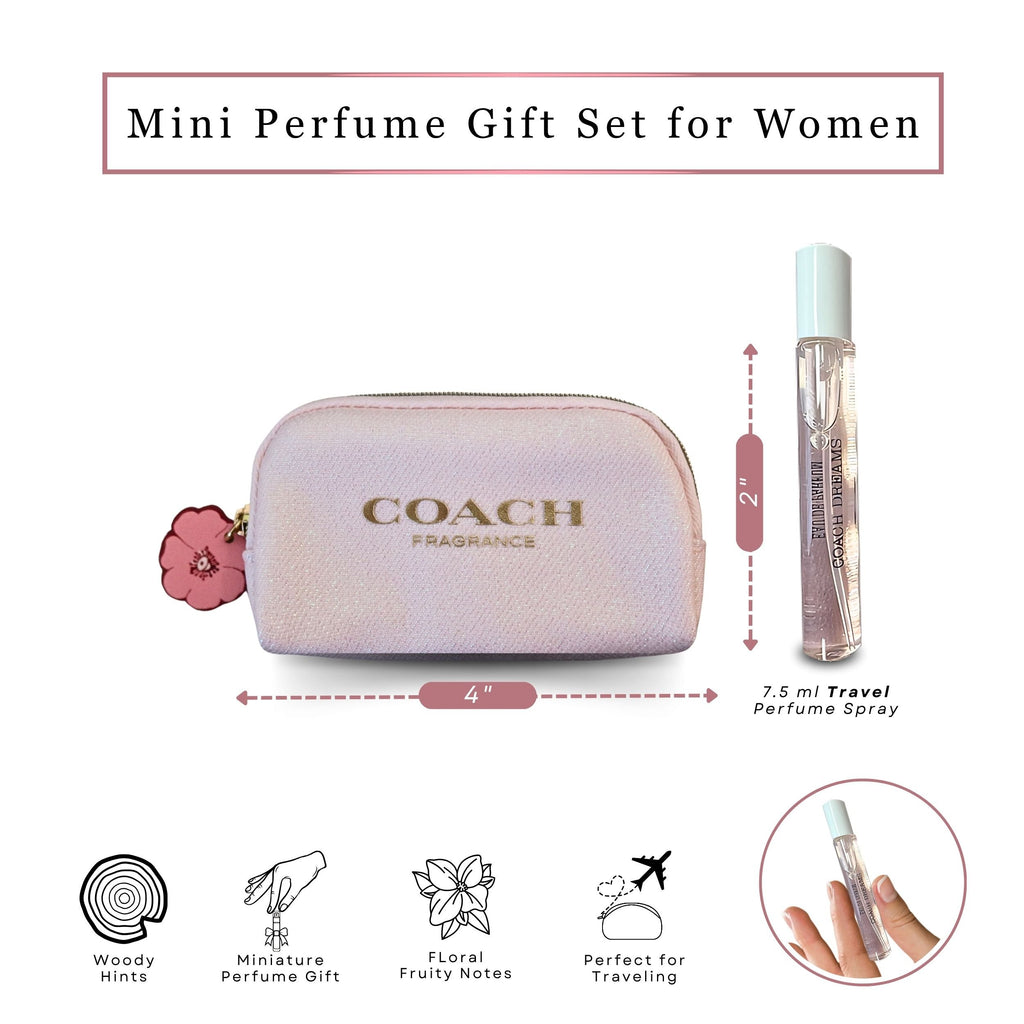 Coach Dreams Eau de Parfum for Women – Mini Travel Spray (7.5 ml)