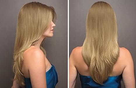 Noriko Angelica Wig by Rene of Paris (Mocha H) + Wig Lift Comb – Synthetic Long Layered Wig Bundle