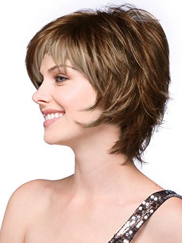 Noriko Sky Synthetic Wig by Rene of Paris and Wig Lift Comb - Almond Spice - Bundle 2 Items