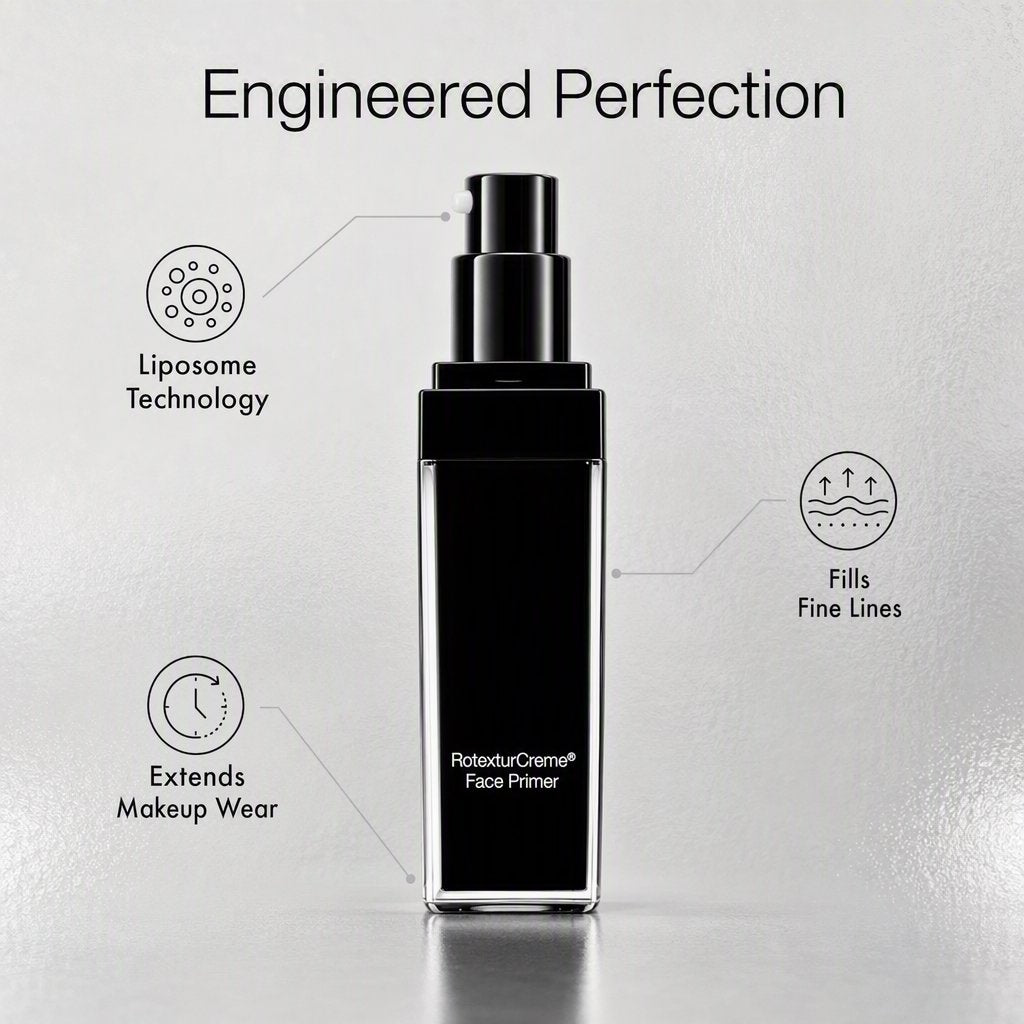 RetexturCreme Hydrating Face Primer - Makeup Extender with Pump, 1.2 oz