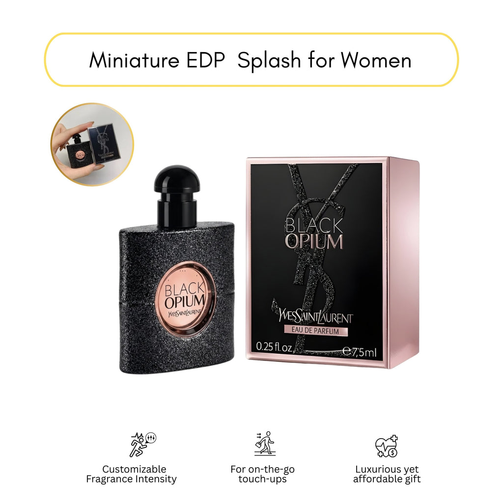Yves Saint Laurent Black Opium Mini Eau de Parfum – 0.25 oz Splash