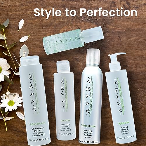 Avyna Xtyling Curly Curl Cream for Wavy, Naturally Curled or Permed Hair, Curl Defining and Anti-Frizz Cream, 10.14 fl oz / 300 ml