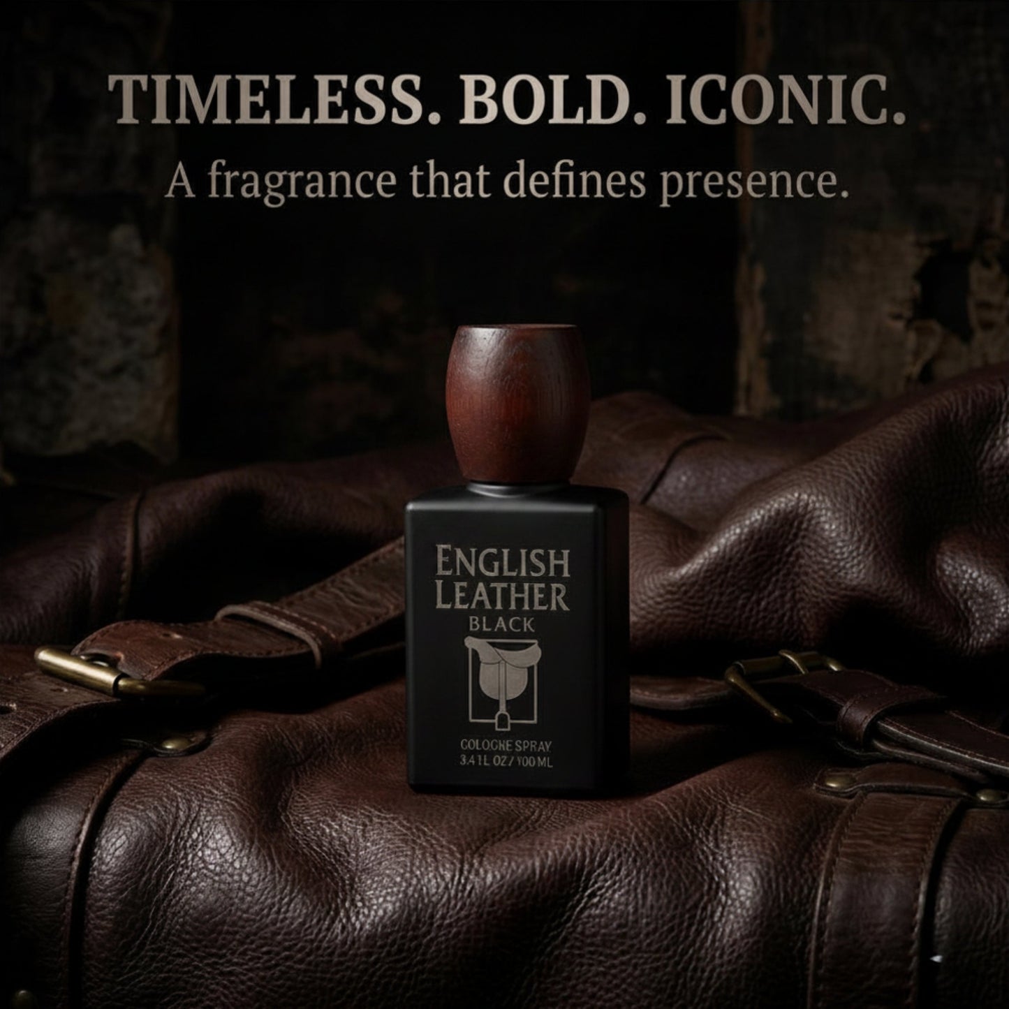 English Leather Black by Dana for Men 3.4 oz Cologne Spray