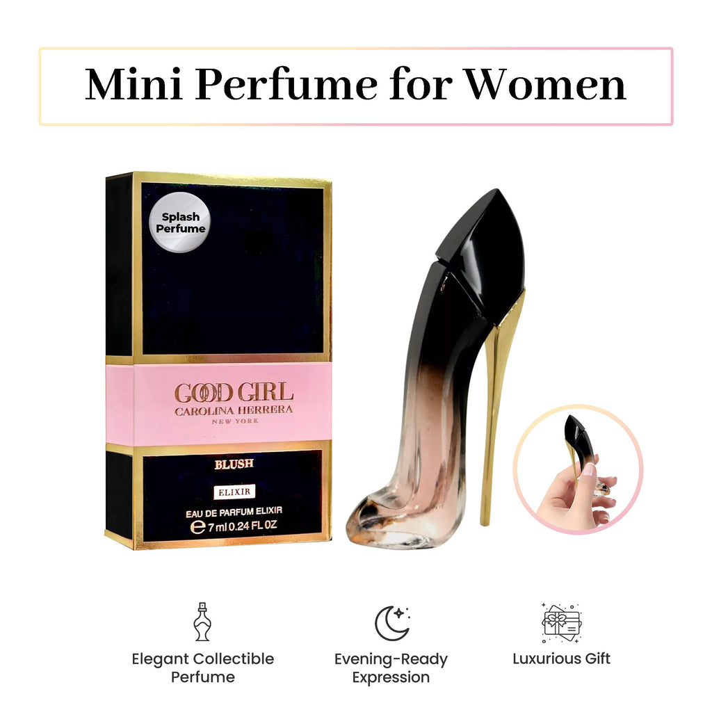 Good Girl Blush Elixir by Carolina Herrera Perfume for Women Mini Travel EDP Splash 0.24 oz