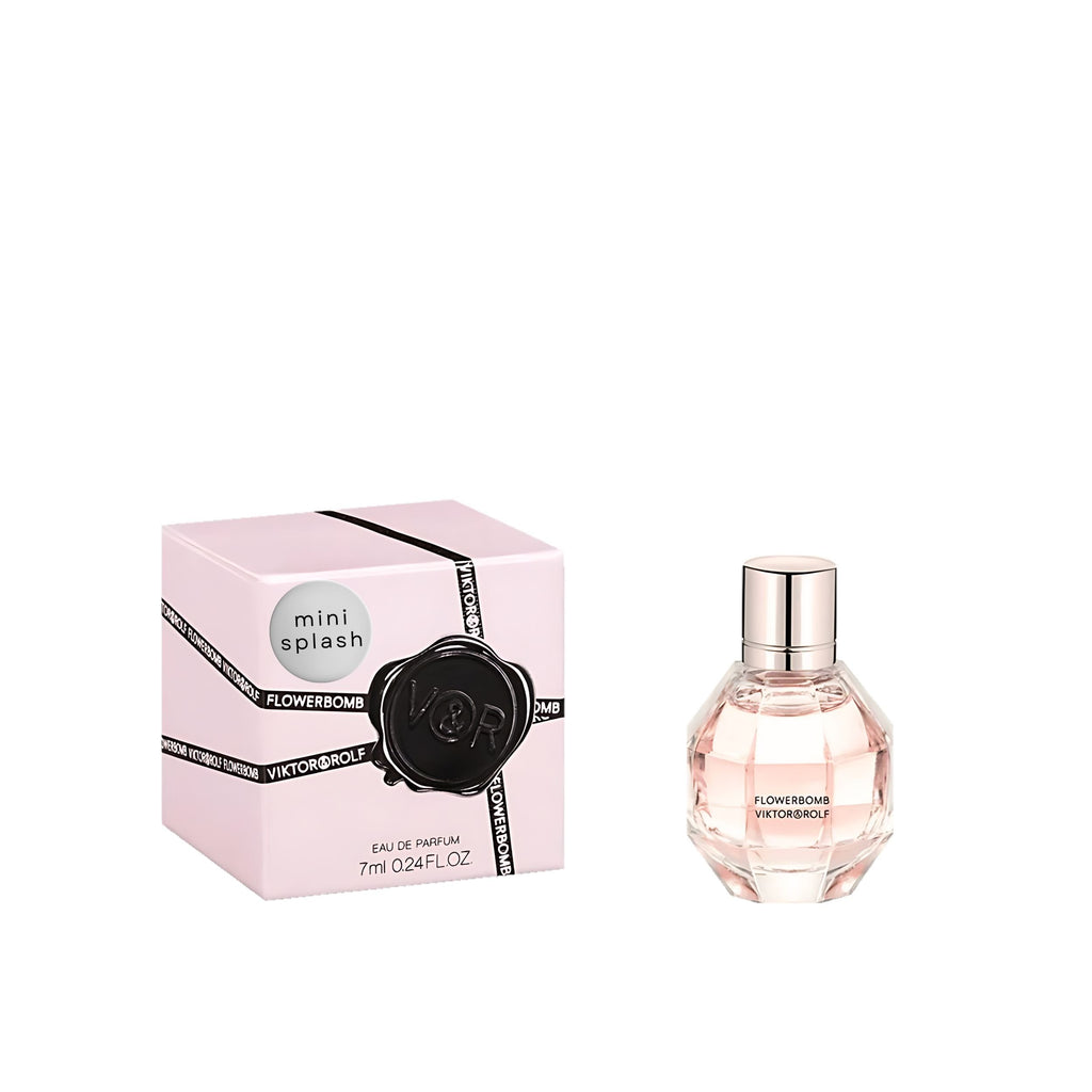Viktor & Rolf Flowerbomb Eau de Parfum for Women – Mini Travel Splash (0.24 oz / 7 ml)