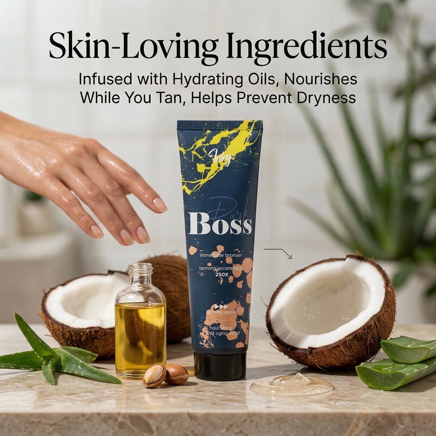 Inky Dark Boss bronzer + tanning accelerator 150ml