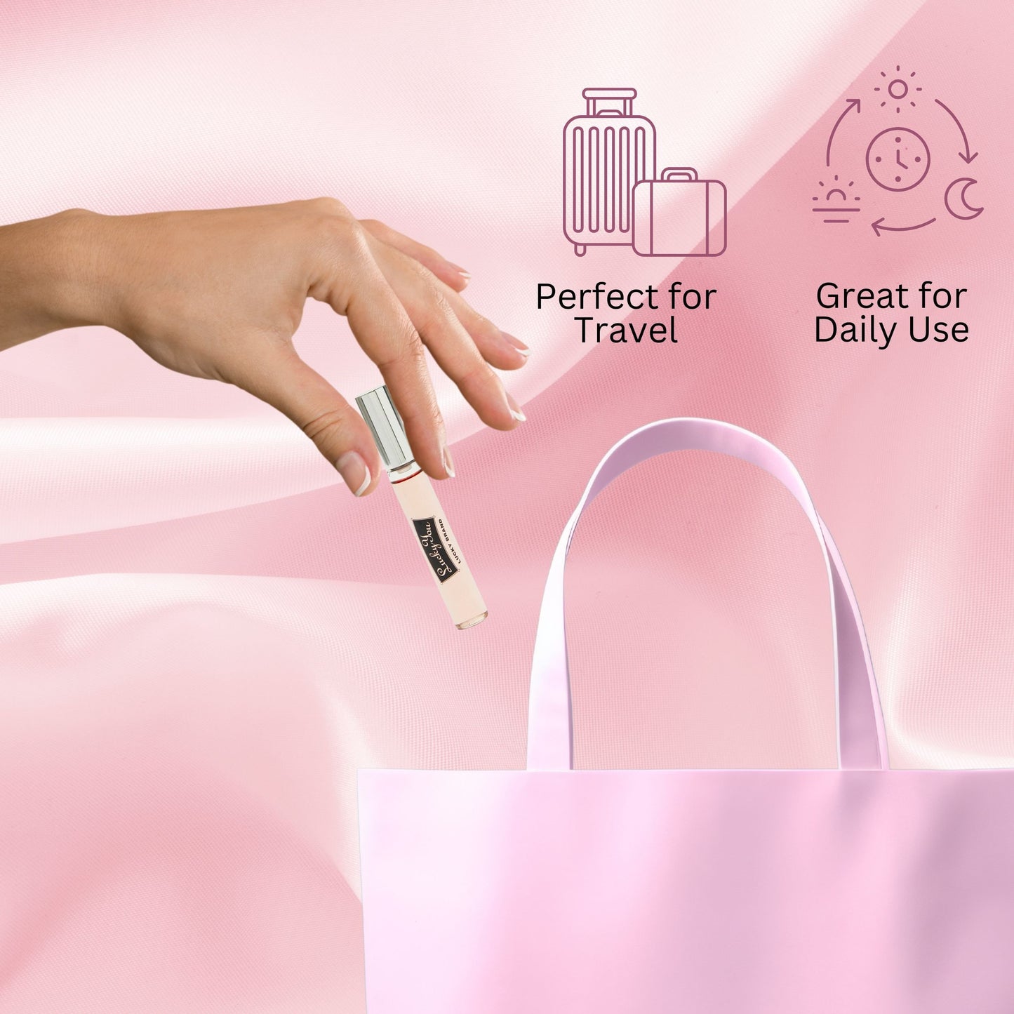 Lucky You Eau de Toilette Rollerball for Women – Mini Roll-On (0.33 oz)