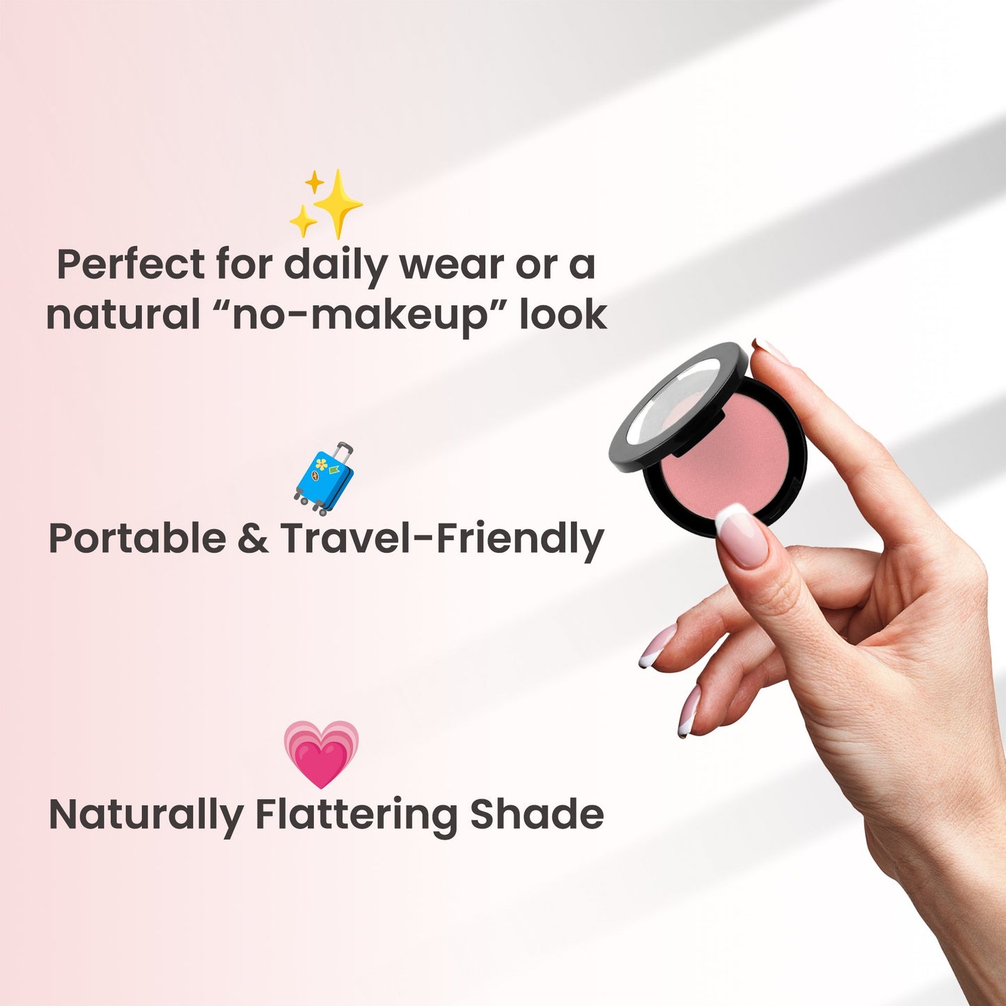 Mineral Modern Demi Matte Blush Pressed Powder – Hush Pink (0.12 oz)