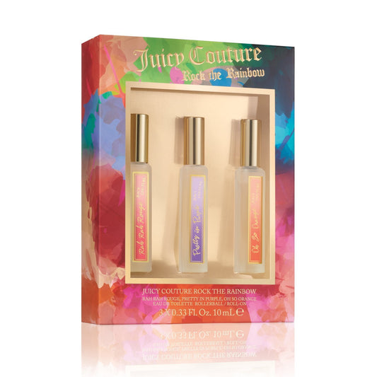 Juicy Couture Rock the Rainbow Perfume Gift Set for Women, 3 Pieces