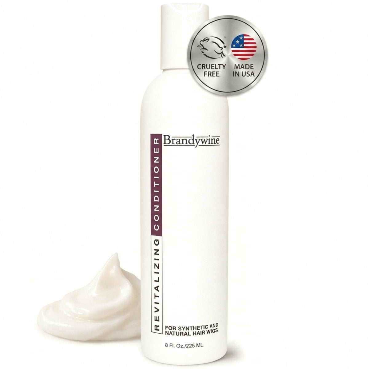 Brandywine Wig Conditioner – 8 oz for Synthetic Wigs, Natural Hair & Hairpieces