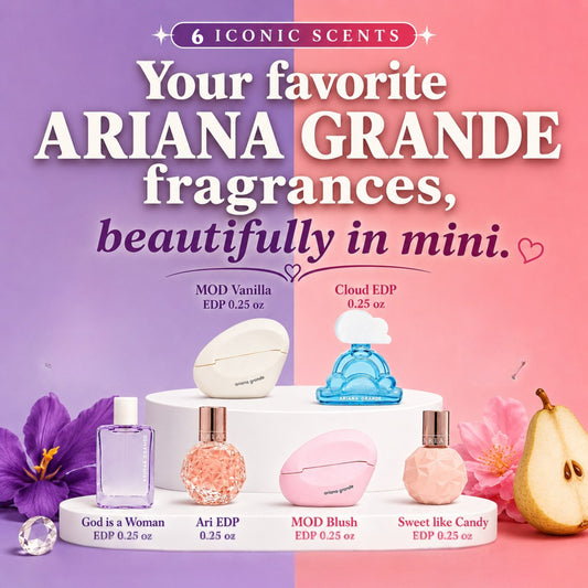 Ariana Grande Perfume Gift Set for Women 6 Piece 0.25 oz