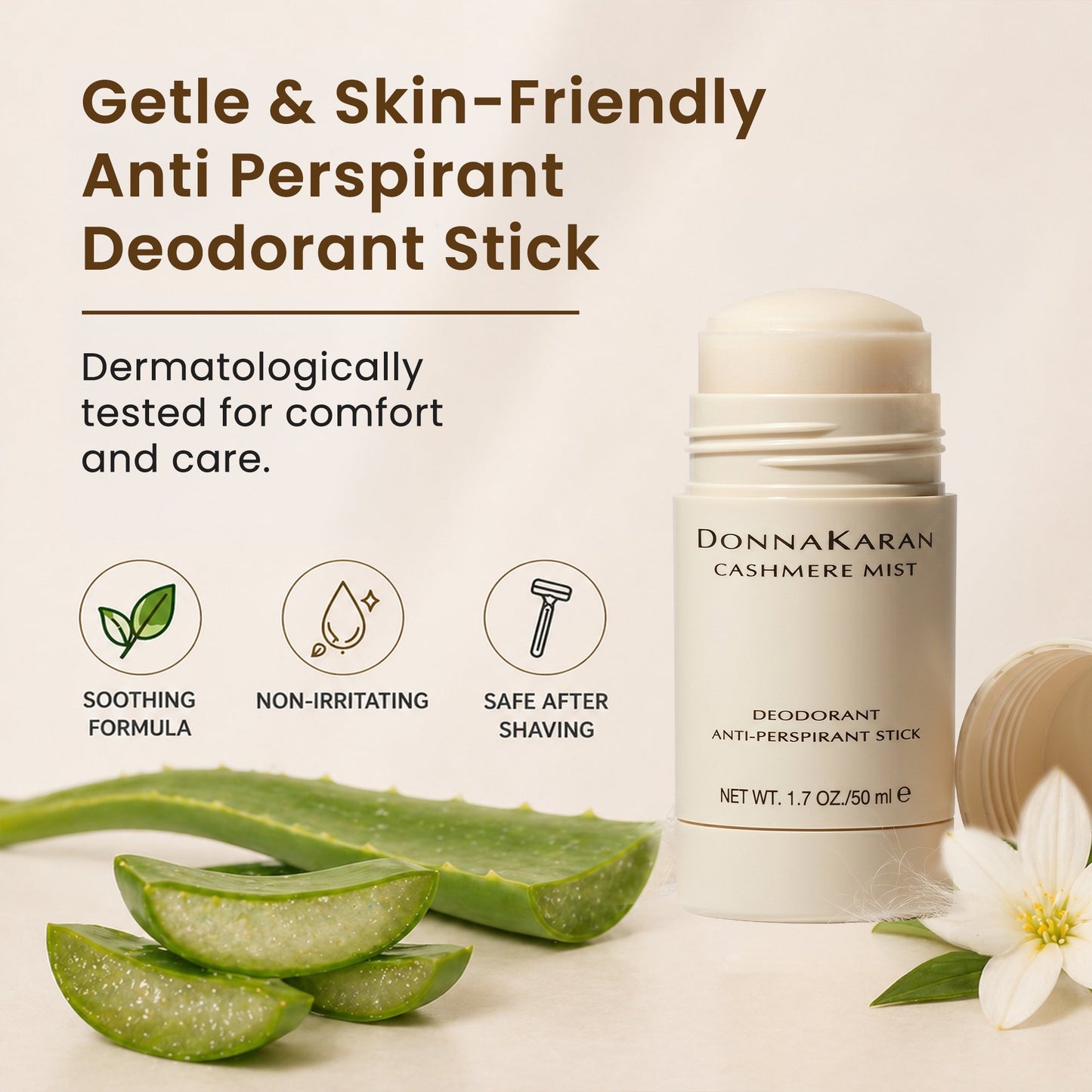 Donna Karan Cashmere Mist Deodorant Stick for Women 1.7 oz