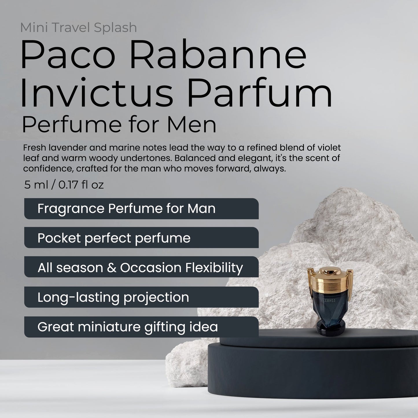 Mini Paco Invictus 5Ml Parfum M (130935)