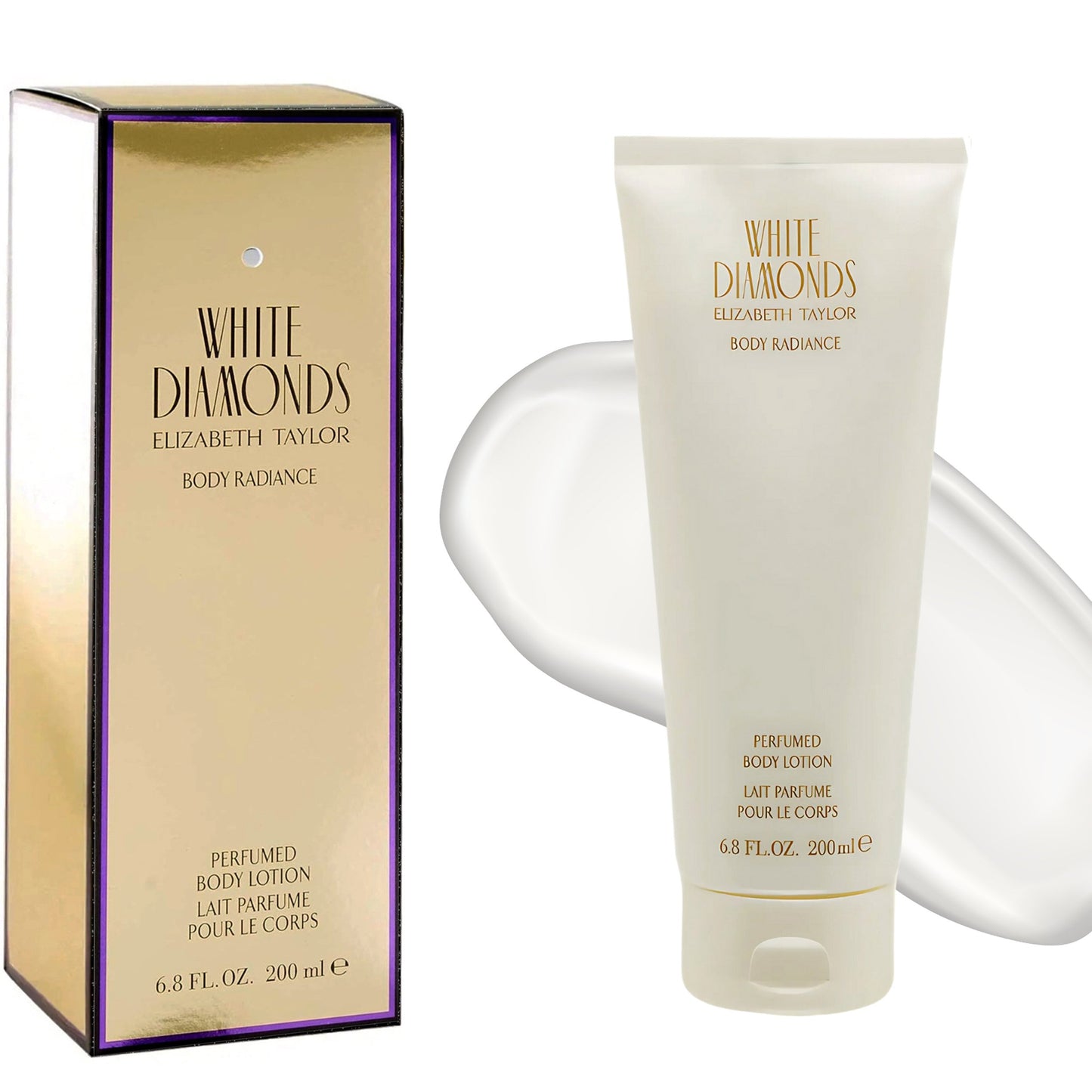White Diamonds by Elizabeth Taylor for Women, Body Lotion, 6.8-Ounce