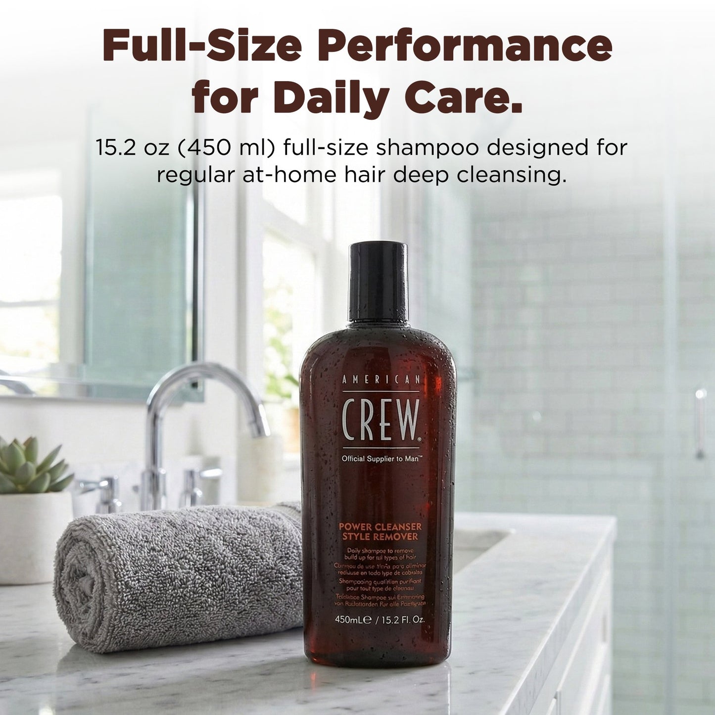 American Crew Power Cleanser Style Remover Shampoo 15.2 oz 450ml