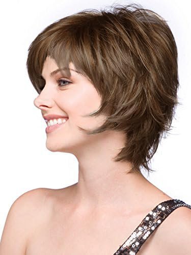 Noriko Sky Synthetic Wig by Rene of Paris – Raisin Glaze-H & Wig Lift Comb Bundle (2 Items)