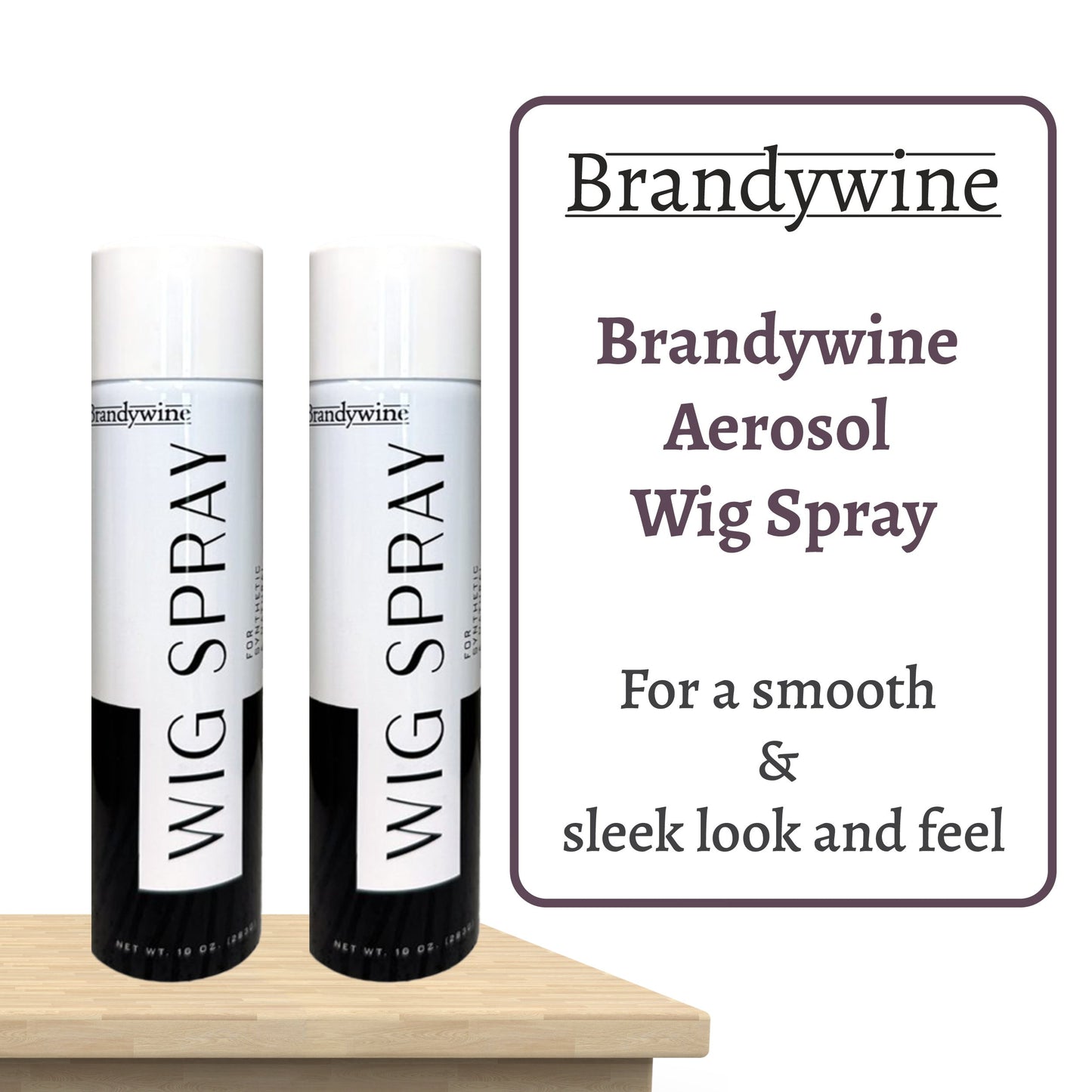 Brandywine Wig Spray, Aerosol, 10 Ounce (2-Pack)