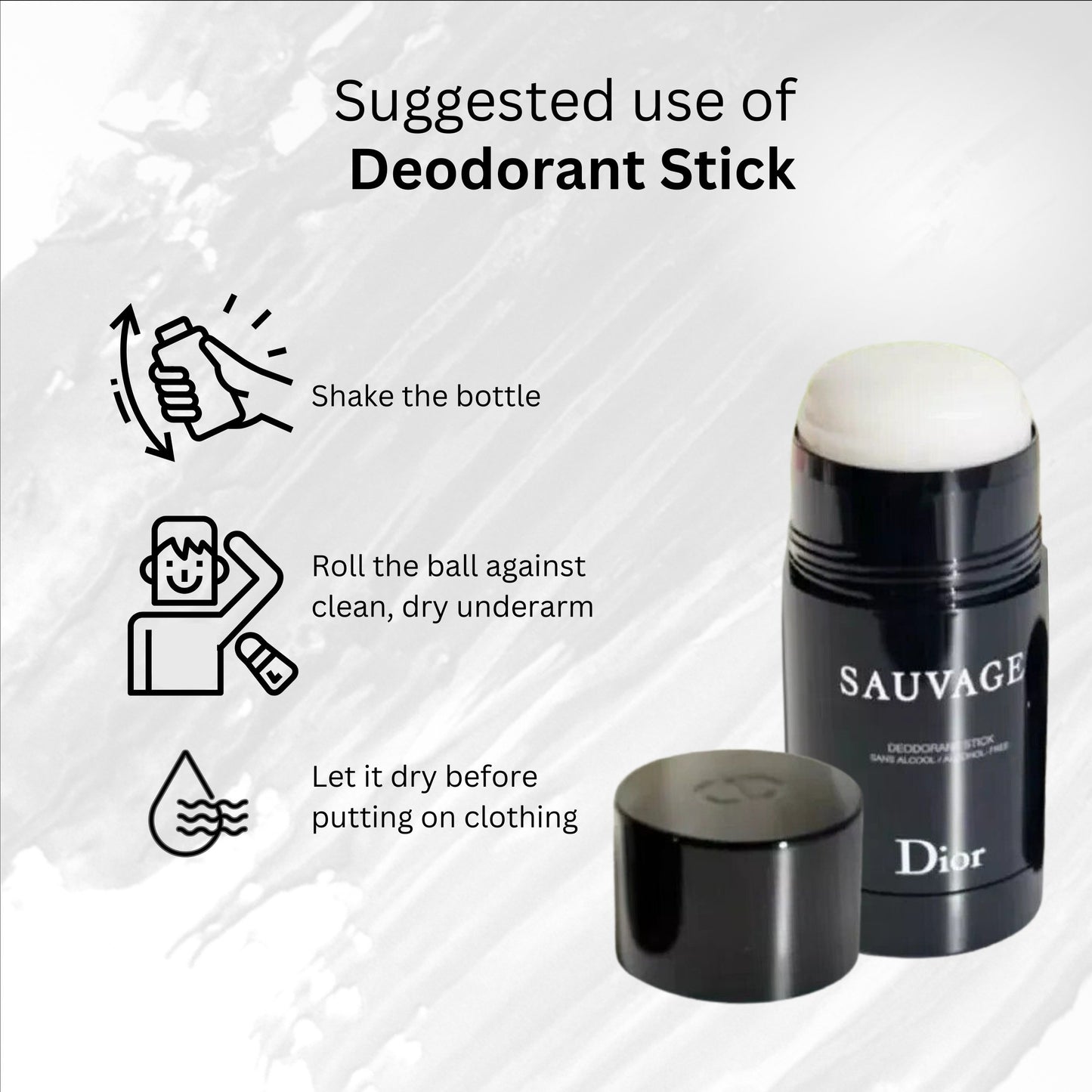 Christian Dior Sauvage for Men Deodorant Stick, 2.6 Ounce…
