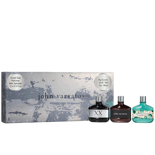 John Varvatos Perfume for Men 3 Piece EDT Mini Splash Gift Set