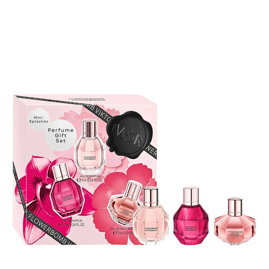Viktor&Rolf Mini Flowerbomb Perfume Trio Set, Giftset of 3