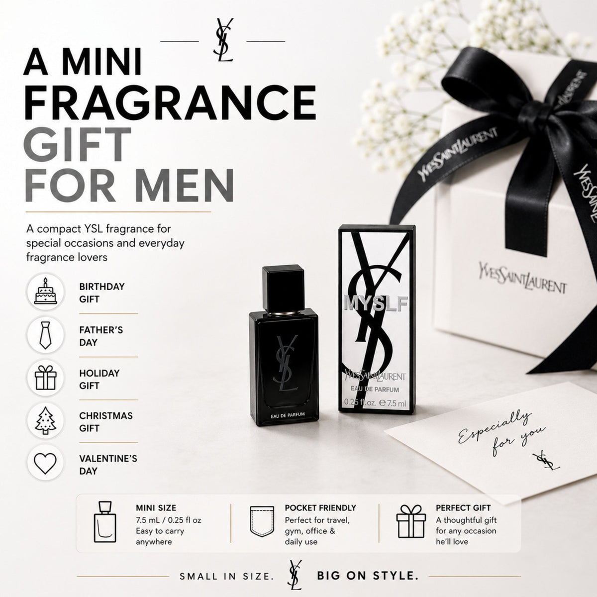 Yves Saint Laurent MYSLF Eau de Parfum 7.5ml / 0.25 fl oz Miniature
