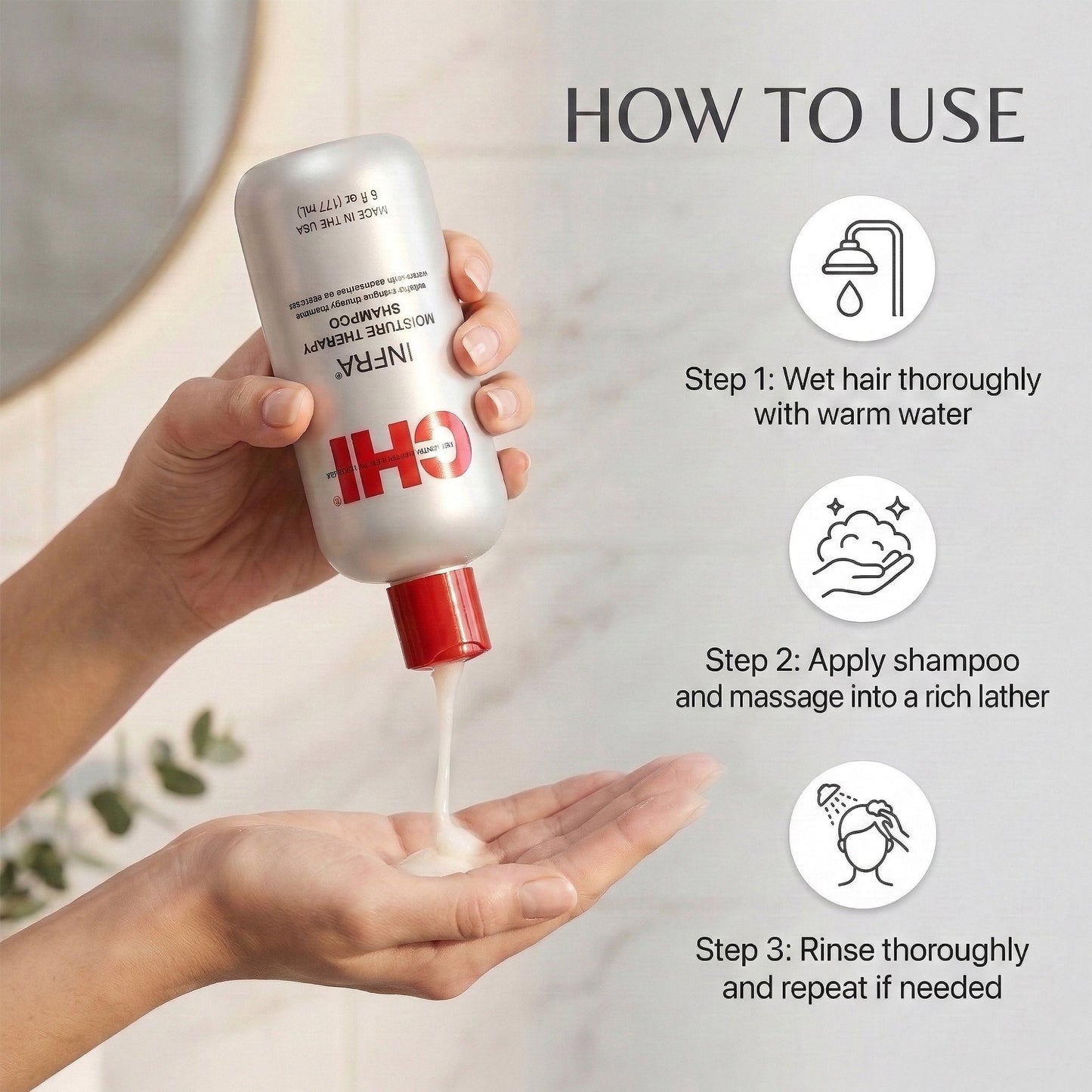 CHI Infra Shampoo - Professional Hair Repair Formula 6 fl oz