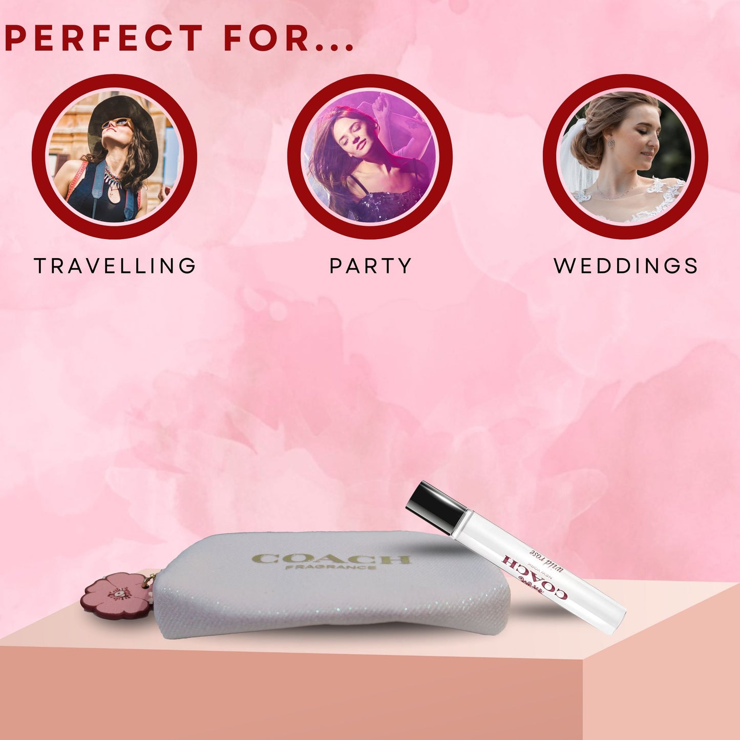 Coach Wild Rose Perfume for Women Mini EDP Spray 7.5ml