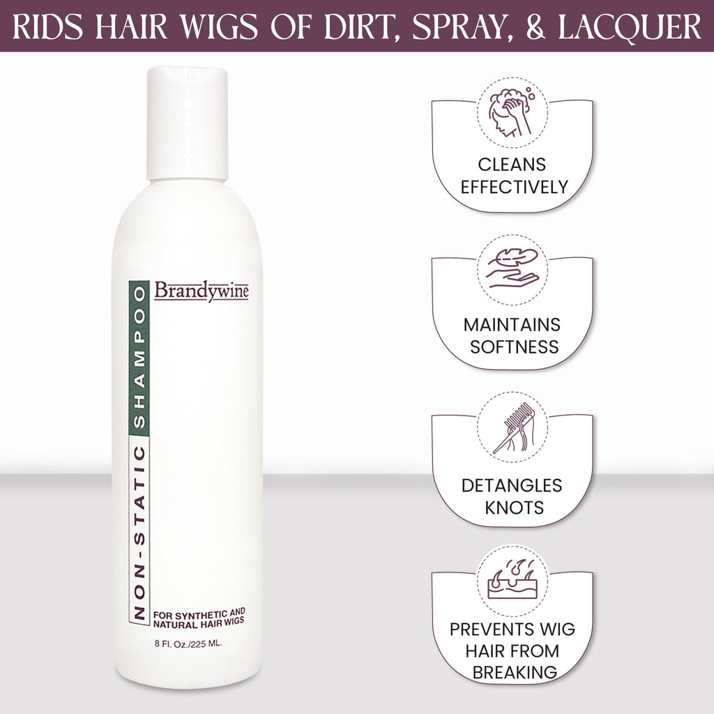 Brandywine Non-Static Shampoo for Wigs & Hairpieces – 8 oz