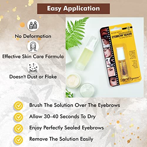 Lip Elegance Eyebrow Sealer – Clear Waterproof Brow Gel (0.17 oz)