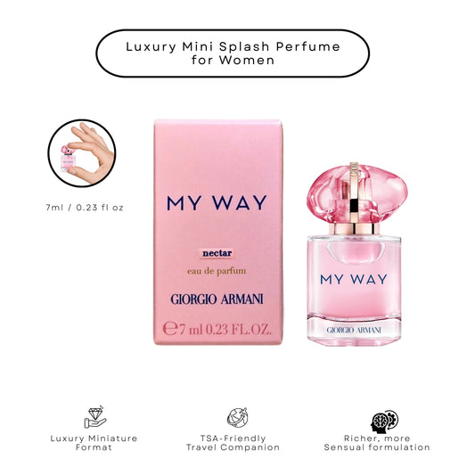 Giorgio Armani My Way Nectar Eau de Parfum Mini Splash for Women – 7ml Travel Size
