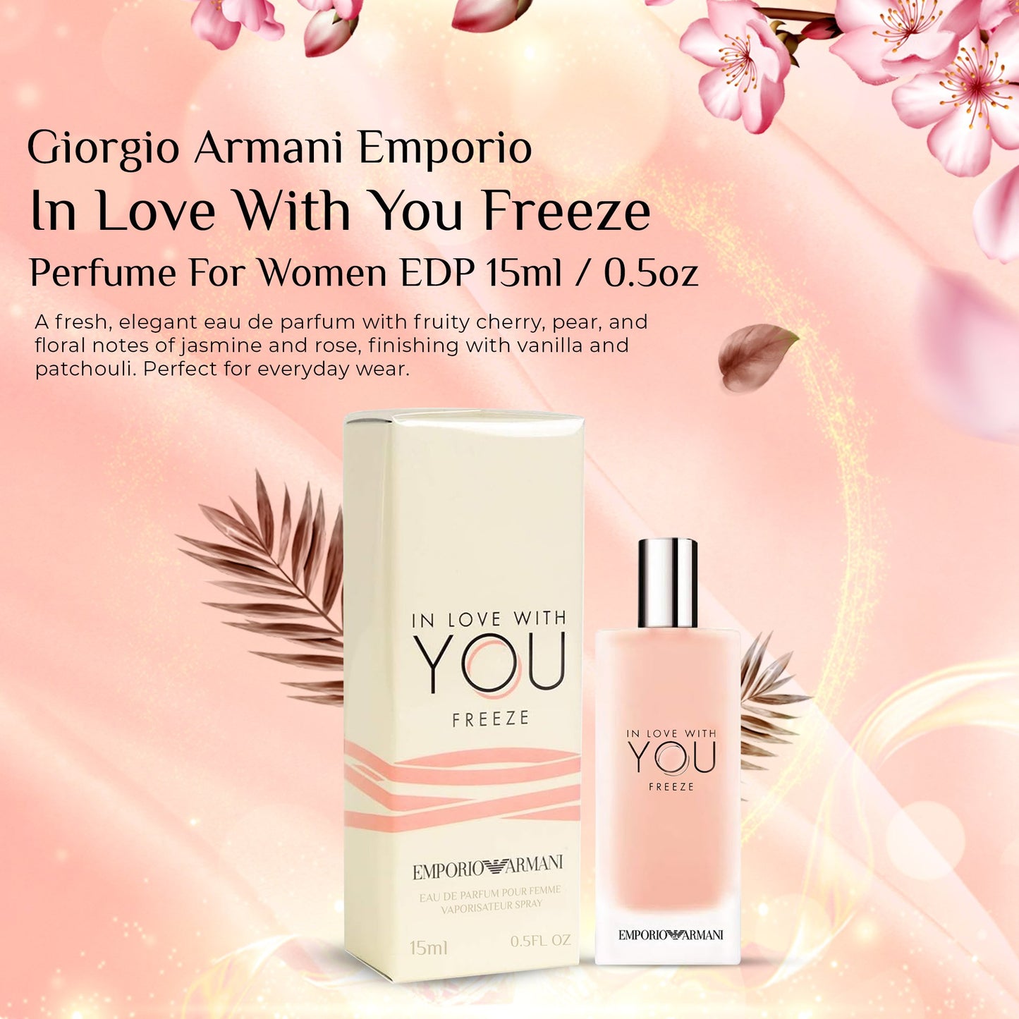 Giorgio Armani Emporio In Love With You Freeze For Women EDP 15ml / 0.5oz