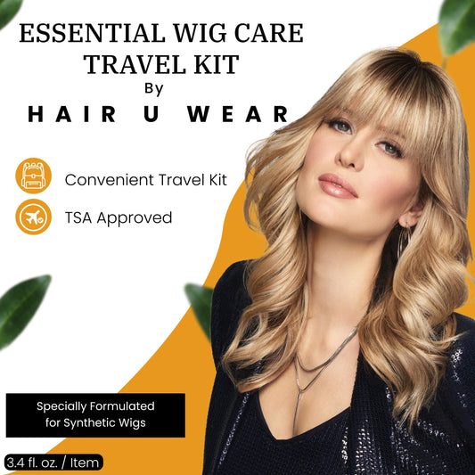 HairUWear Essential Care Travel Kit – Wig Care Set for Synthetic Hair