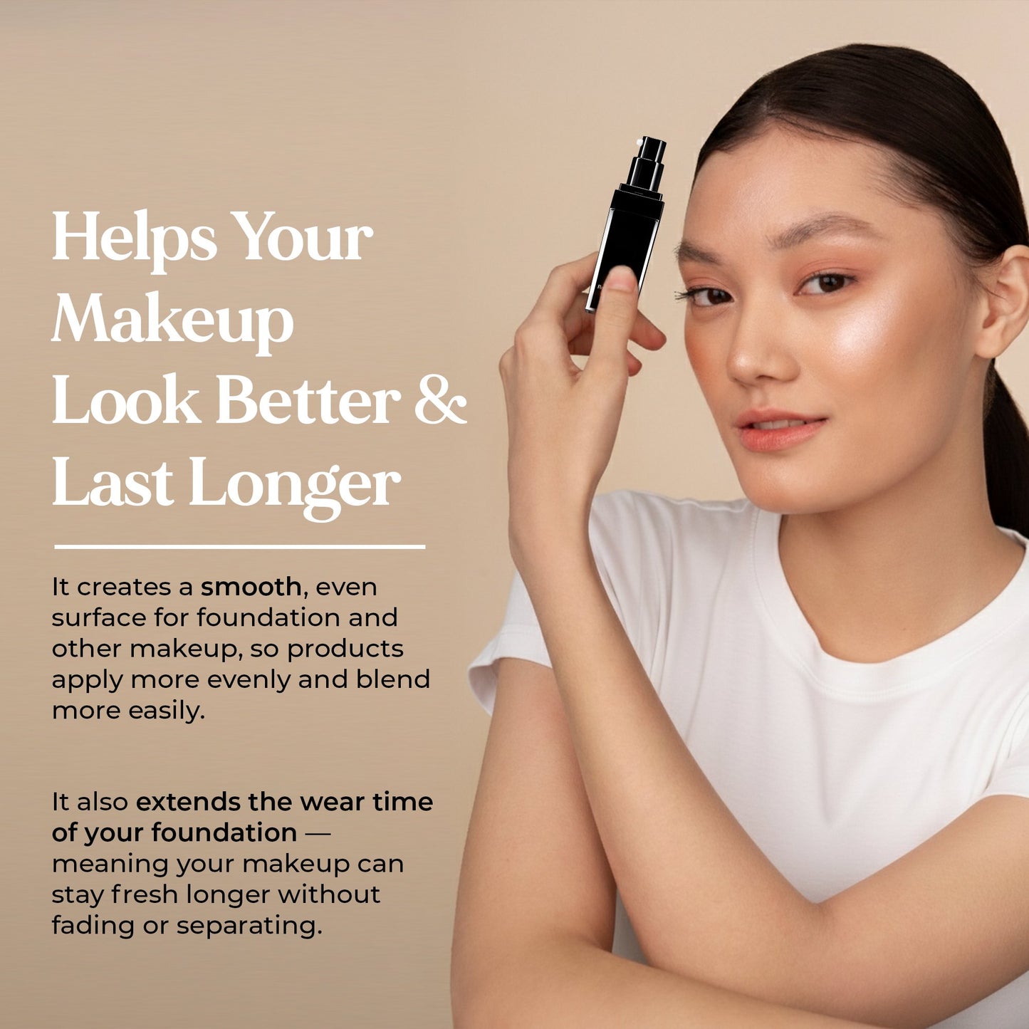 RetexturCreme Hydrating Face Primer - Makeup Extender with Pump, 1.2 oz