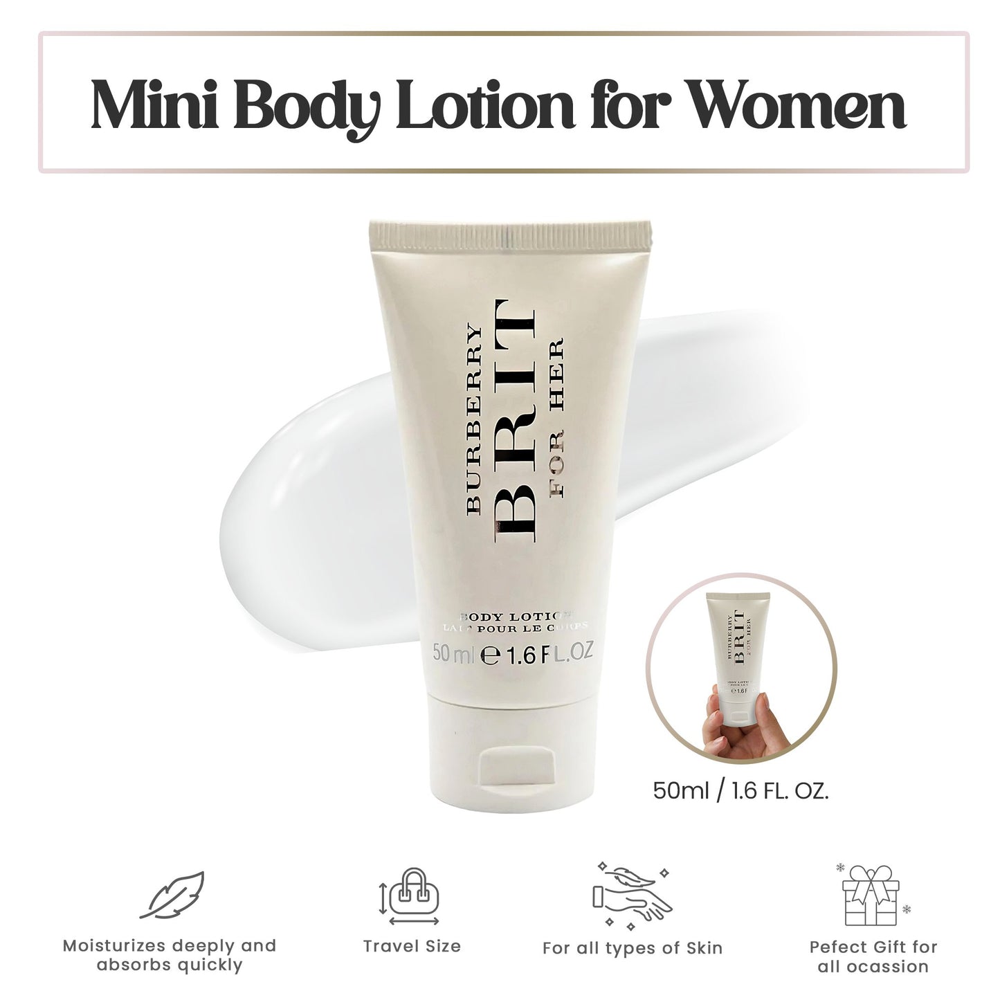 Burberry Brit For Her Body Lotion 1.7oz