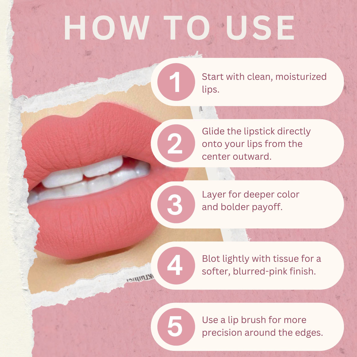 Luxury High-Pigment Matte Lipstick for Women Color-SABRINA