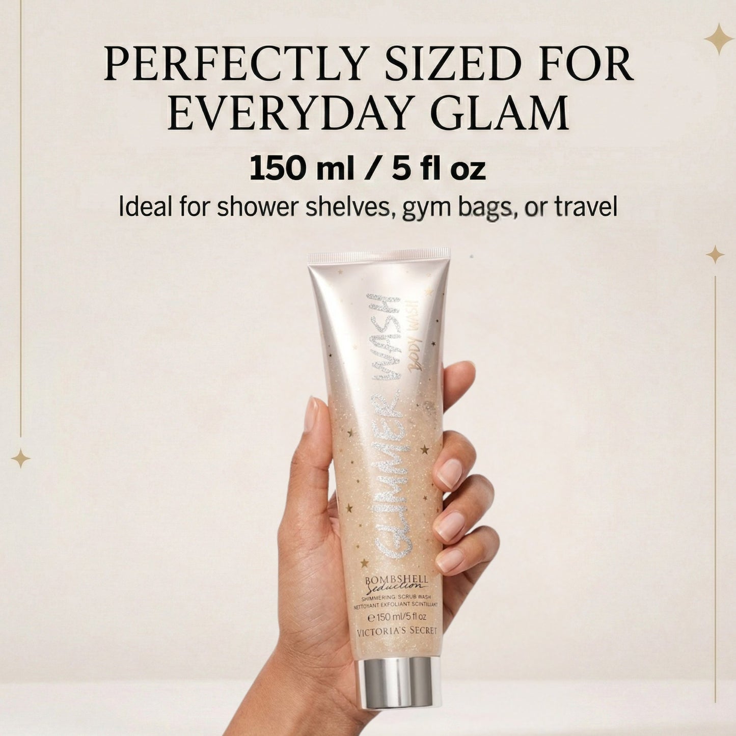 Victoria’s Secret Scandalous Glimmer Body Wash & Shimmering Scrub – 5 oz