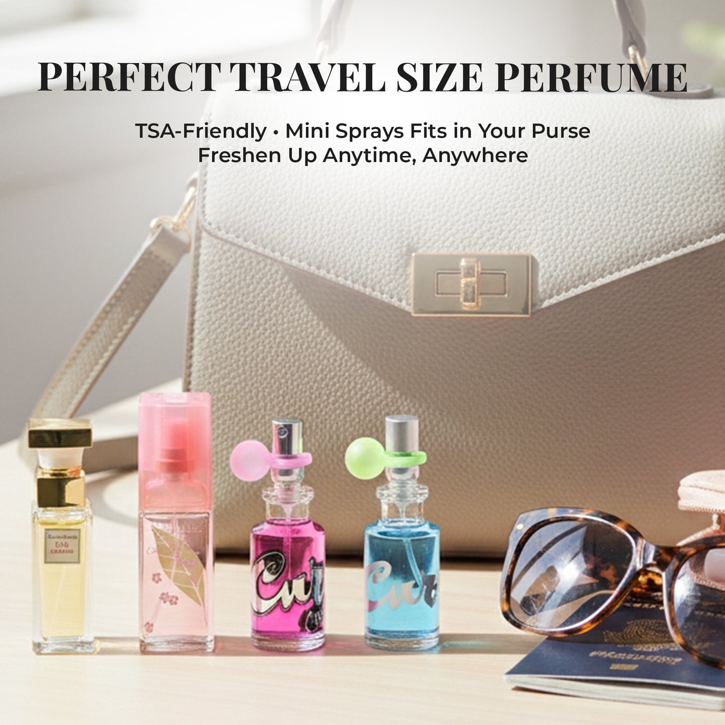 Elizabeth Arden & Curve Mini Perfume Gift Set for Women – Travel Spray Collection (0.5 fl oz)